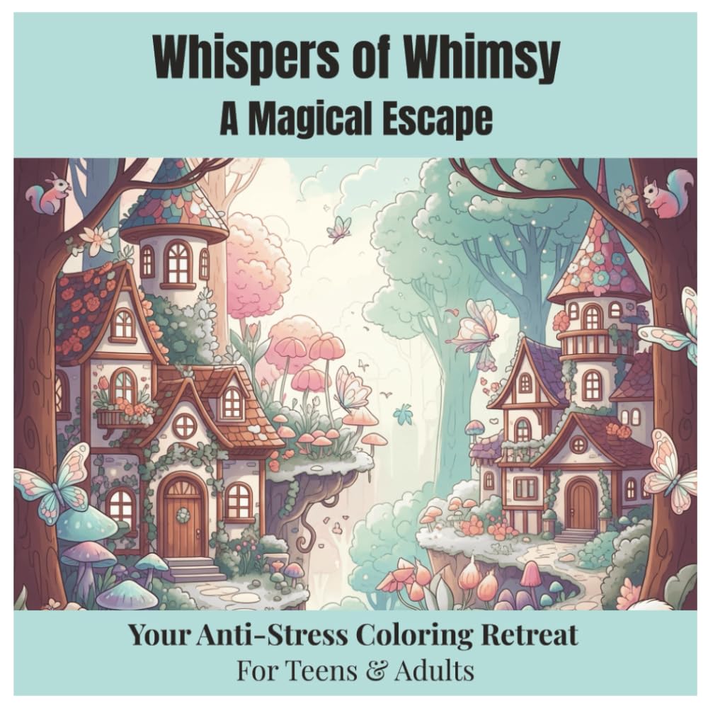 Stress Relief: Magical Escape Theme Coloring Book for Adults and Teens