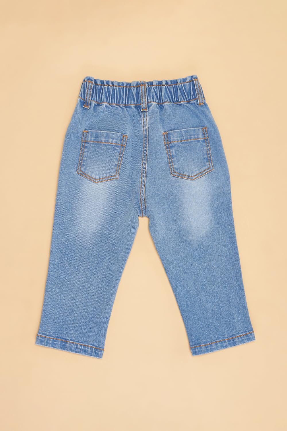 Pantaloons Baby Girls Blue Jeans Regular Fit,French Blue,18-24 M 3