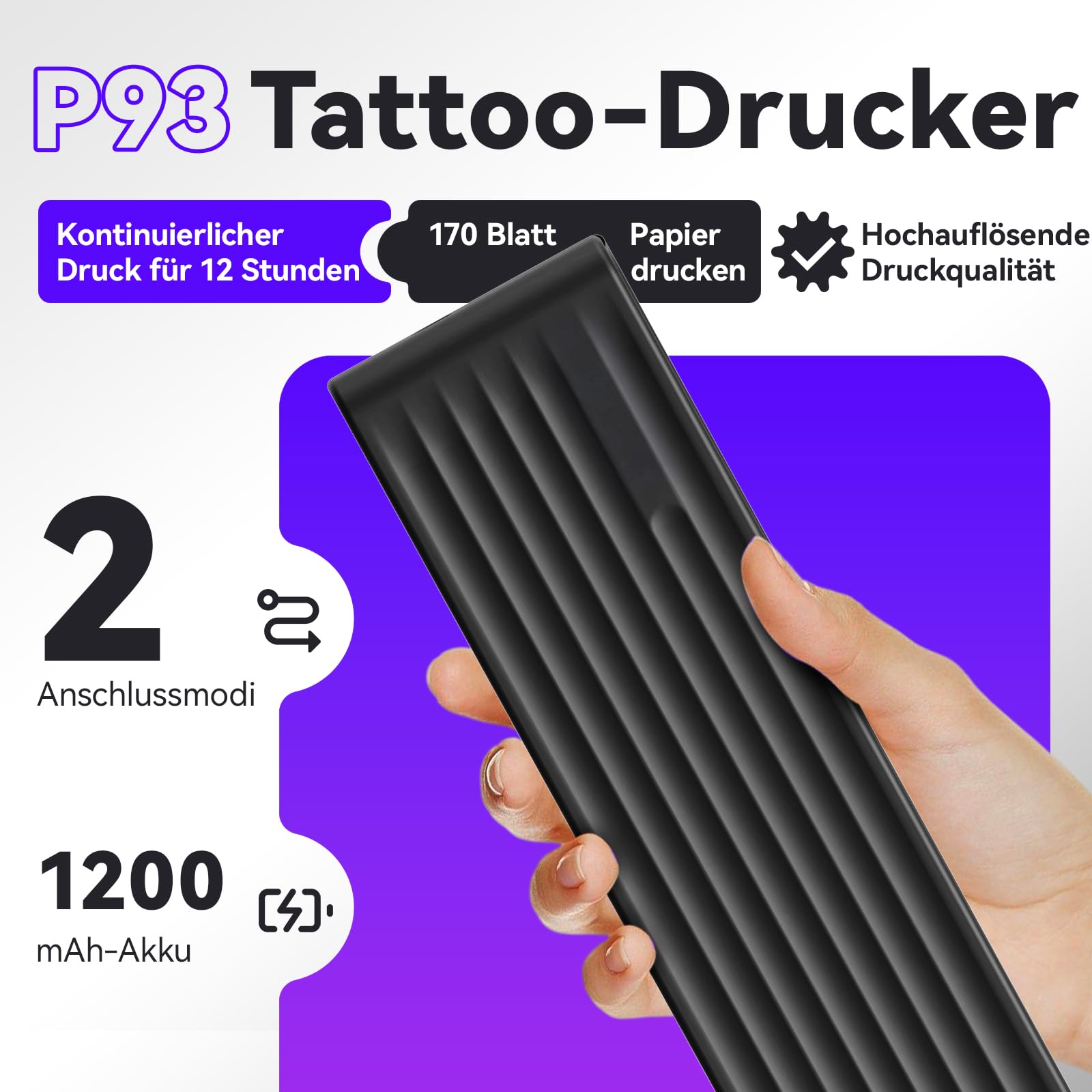 PeriPage Stampante per tatuaggi P93