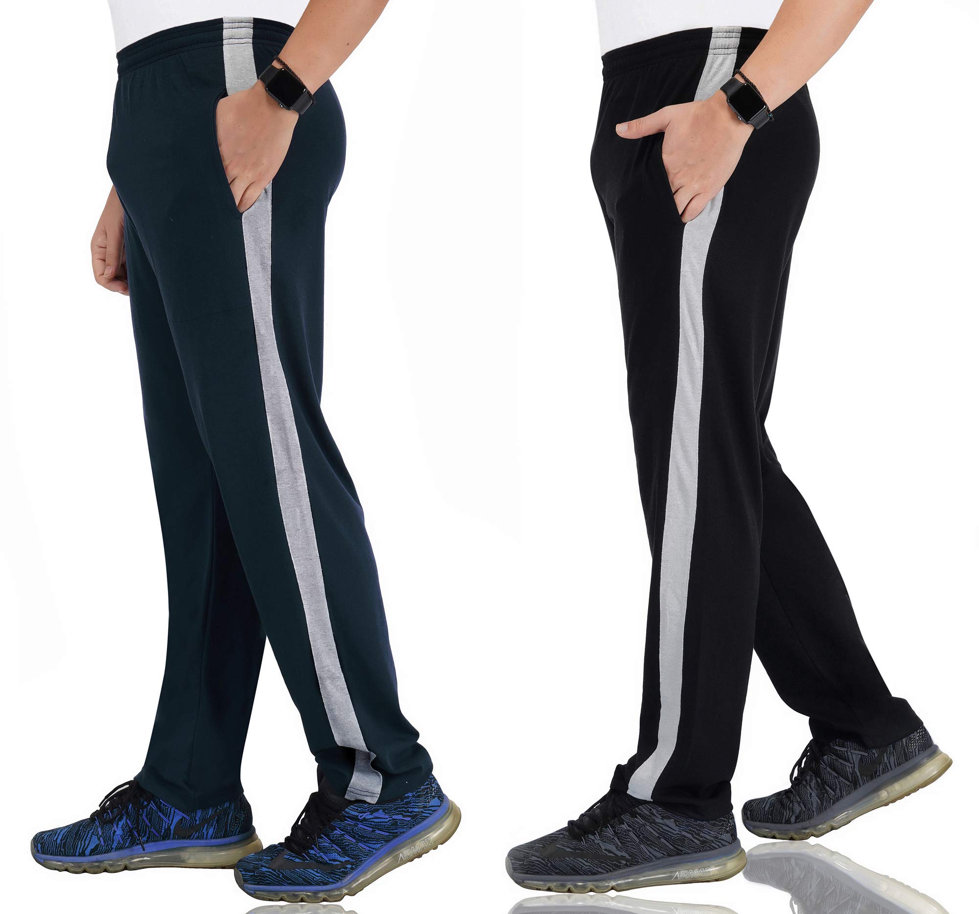 fflirtygo Combo of Men's Cotton Track Pants, Joggers for Men, Men�s Leisure Wear, Night Wear Pajama, Multi Color with Latest Trend and Pockets�for Sports Gym Athletic Training Workout-picture-12