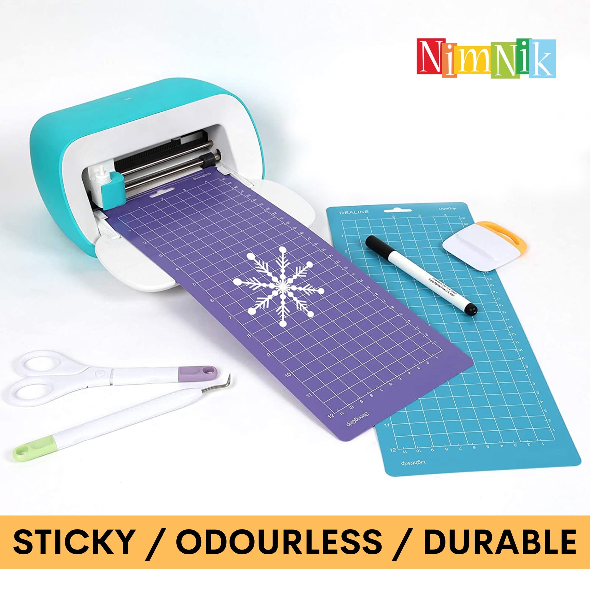 Vinyl Cutting Mats for Cricut, Vinyl Maker and Explore Cutting Machines, Sticky Non-Slip Durable Craft Mat - Image 2