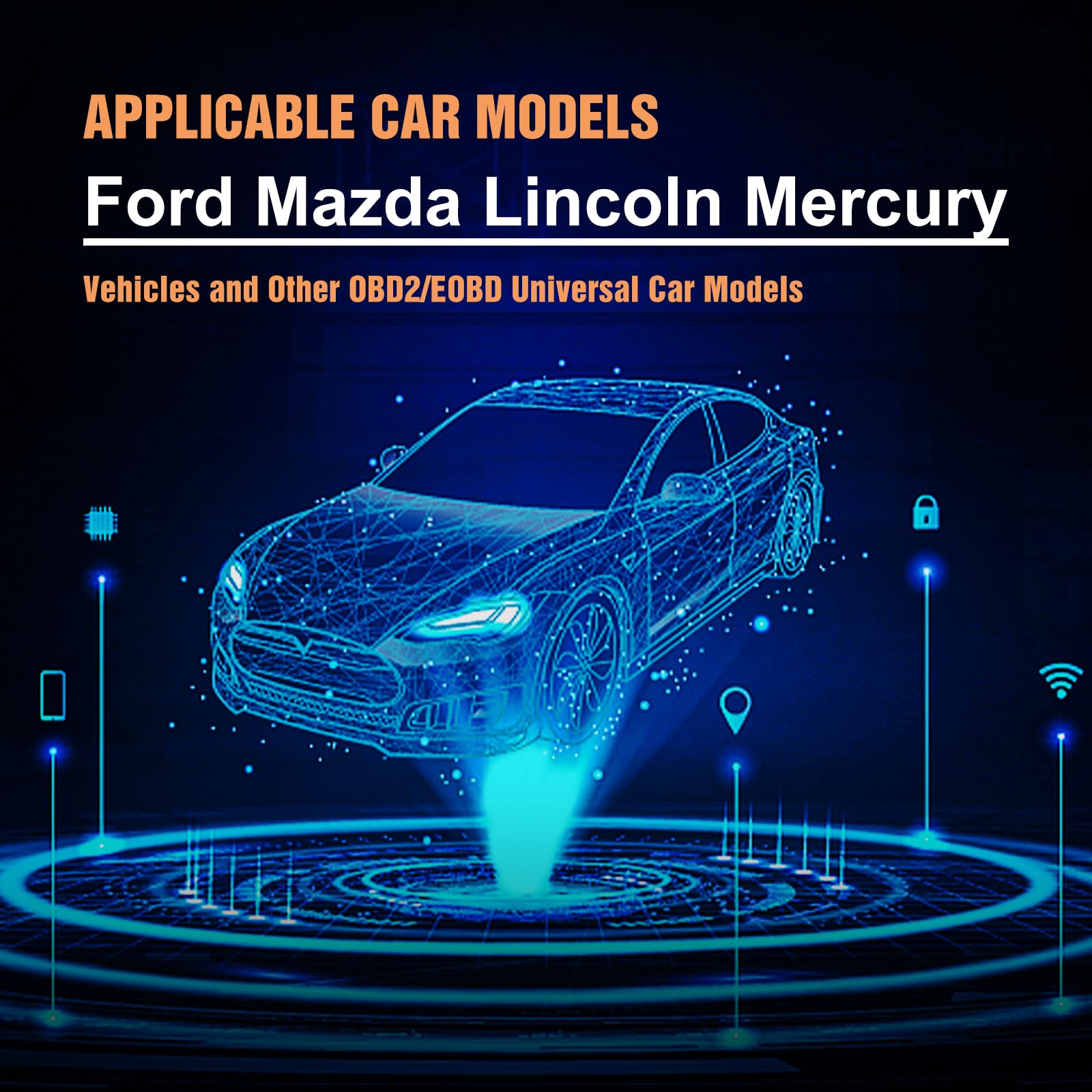 FORScan Adapter OBD2, urządzenie diagnostyczne OBD2, narzędzie diagnostyczne do wszystkich samochodów z przełącznikiem Ms-Can Hs-Can do diagnozowania samochodów osobowych i lekkich, odczytywacze kodów