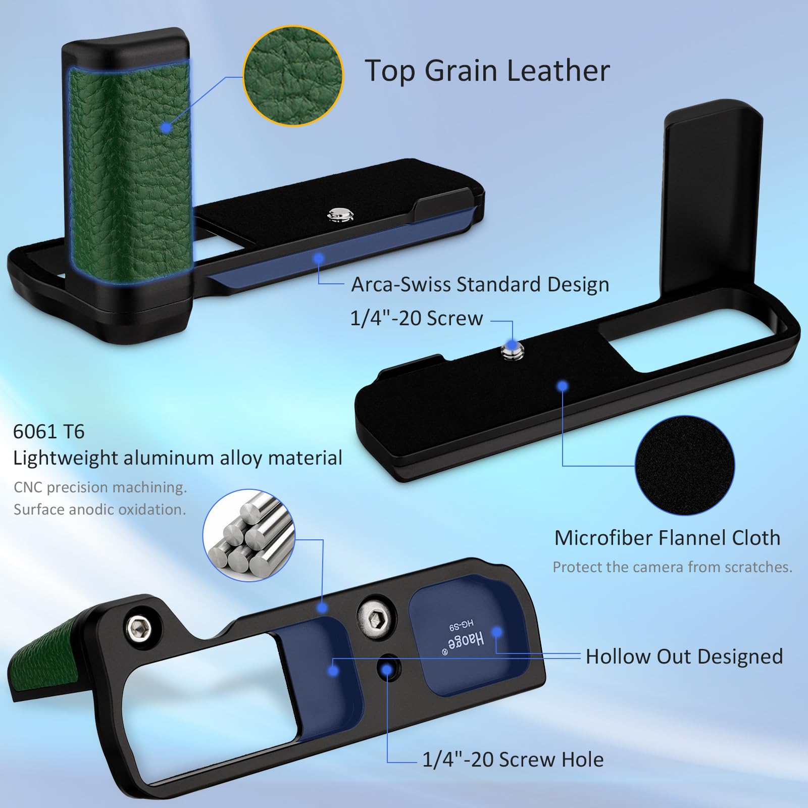 Amazon.com : Haoge HG-S9-G Handle HandGrip for Panasonic LUMIX S9