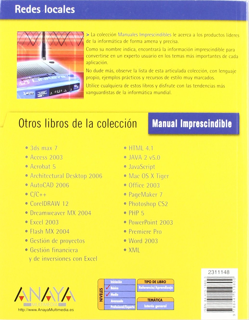 Redes locales (Manuales Imprescindibles)