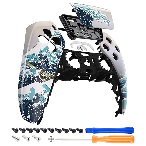 eXtremeRate Great Wave PS5 Controller Touchpad Shell