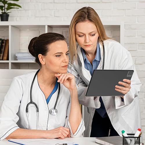 Miniatura 8 de COOPERS Tablet 2 en 1 de 10 pulgadas, Android 13 Tablet con teclado, 8 GB de RAM 128 GB ROM, WiFi 2.4G5G, tableta de computadora con funda, ratón,