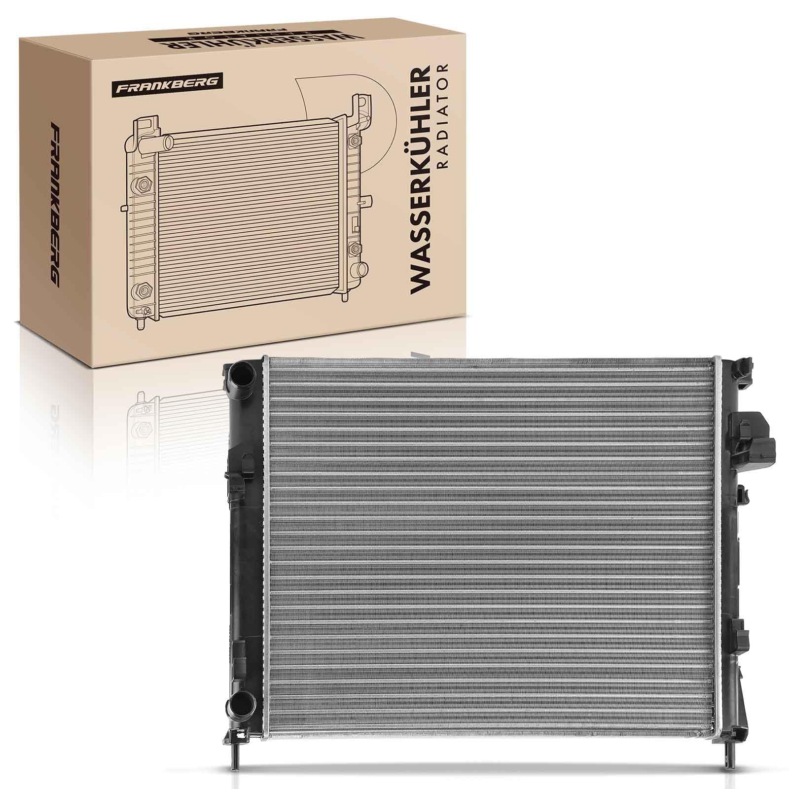 Frankberg Radiator Water Cooler Engine Cooler Manual Transmission Compatible with Primastar X83 1.9L-2.0L 2001-2014 Vivaro A E7 X83 1.9L 2.0L 2001-2014 Trafic II JL 1.9L 2.0L Replace# 2140000QAN