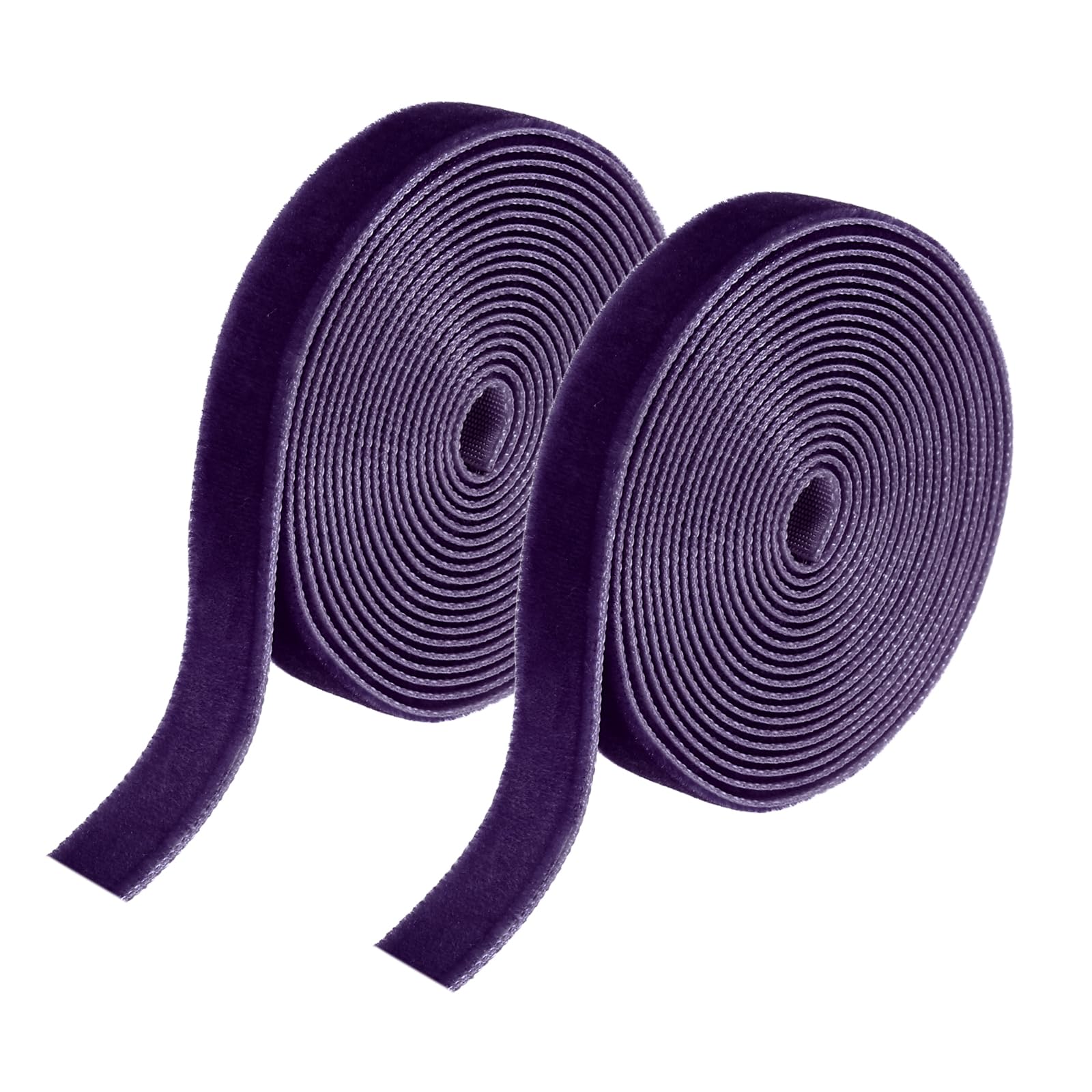 sourcing map Velvet Ribbon 1cm x 3.6m Single Face Spool Dark Purple