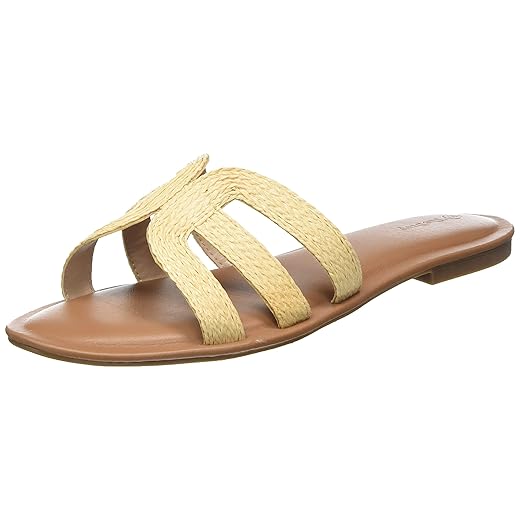 The Drop Women's Monika Sandal, Raffia, 7 B US