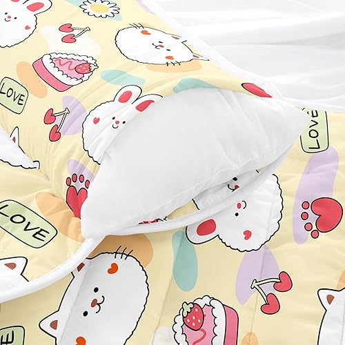 Miniatura 3 de Datura home Tapete para siesta, saco de dormir colorido con almohadilla extraíble - Juego de ropa de cama para guardería y fiestas de pijamas,