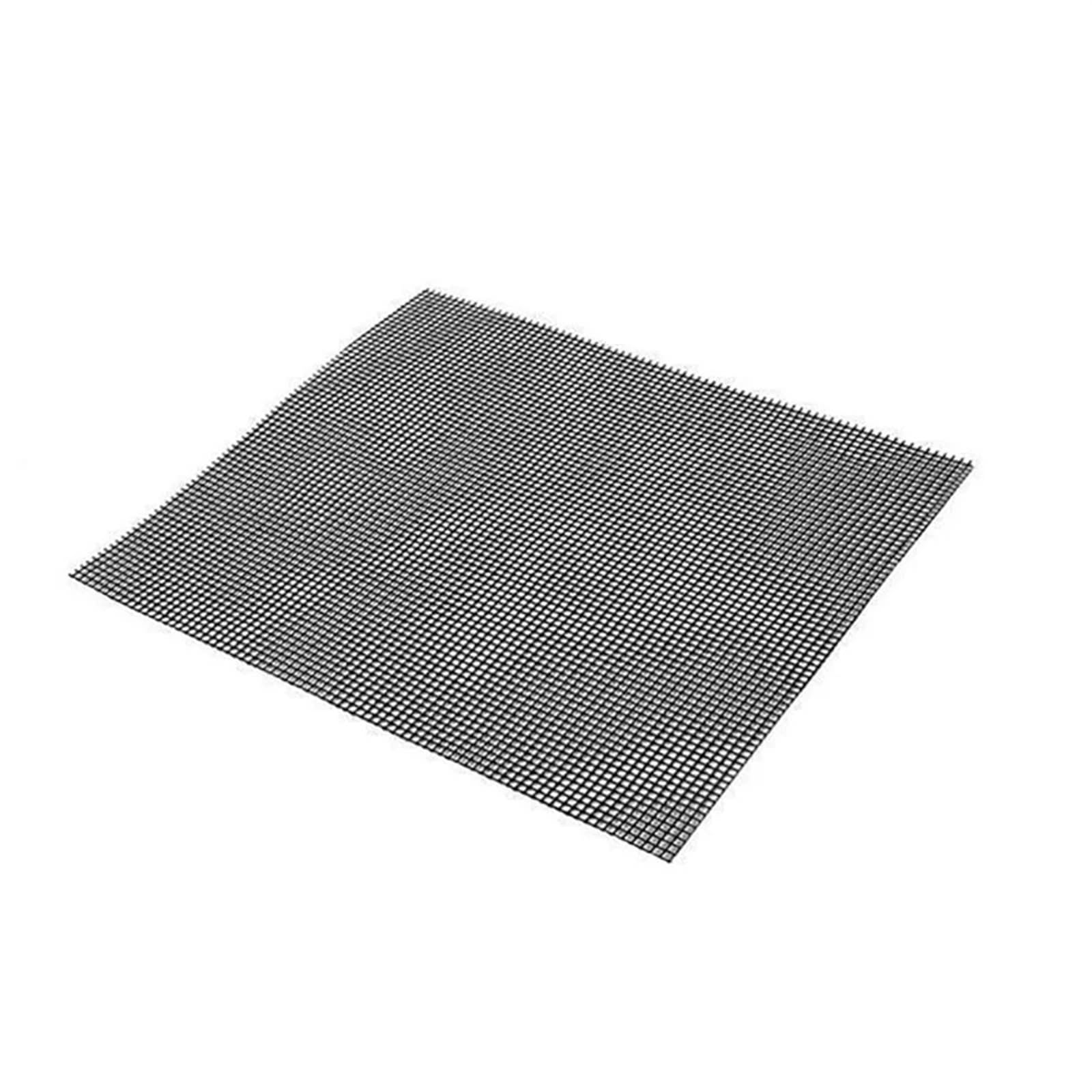 XPJYUA BBQ Grill Mesh Non-stick Barbecue Grill Mesh Mat Reusable Heat Resistance BBQ Baking Net Pad Kitchen Cooking Smoker BBQ Mat Liner Accessories BBQ Tool(30x40cm)