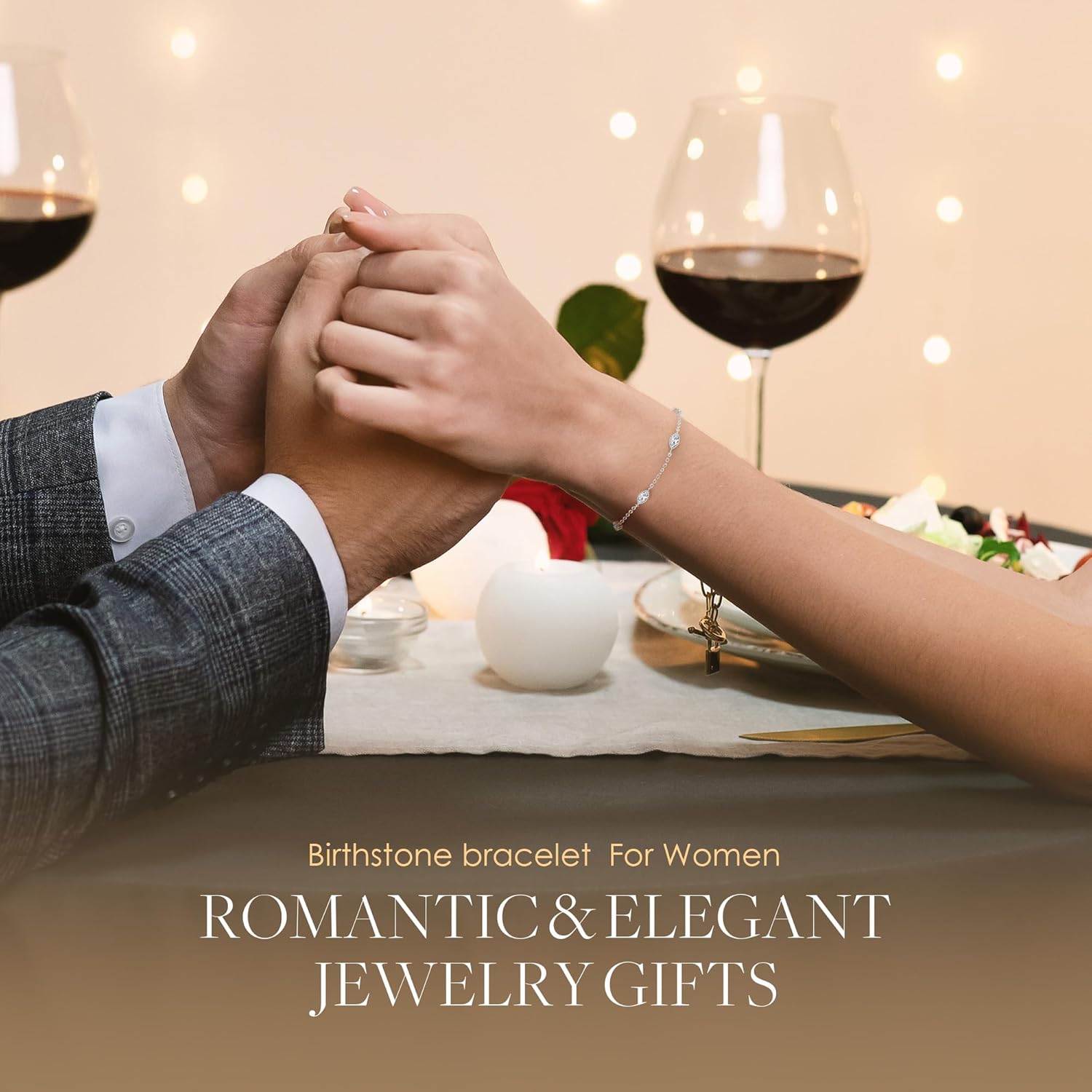 CDE Birthstone Link Evil Eye Bracelet for Women 925 Sterling Silver Charm Anniversary Birthday Christmas Mother's Day Jewelry Gifts for Wife Girlfriend Her