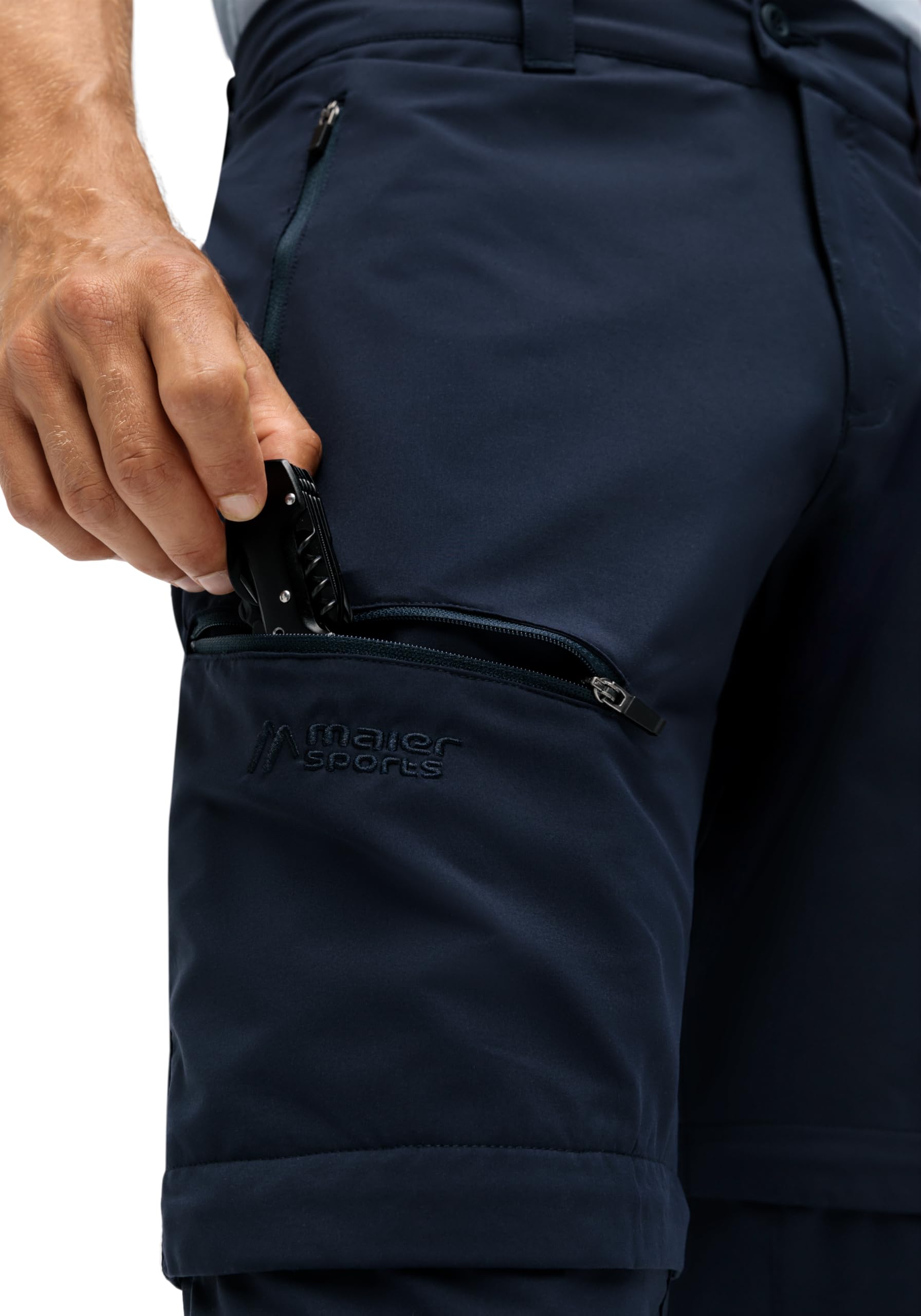 Maier Sports Herren Wanderhose Tajo Zip Loop