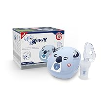 Pic Solution Kappy Aerosol a Micropistone Silenzioso, per Trattamento di Aerosol Terapia, Completo di Accessori, Bianco Blu e Azzurro