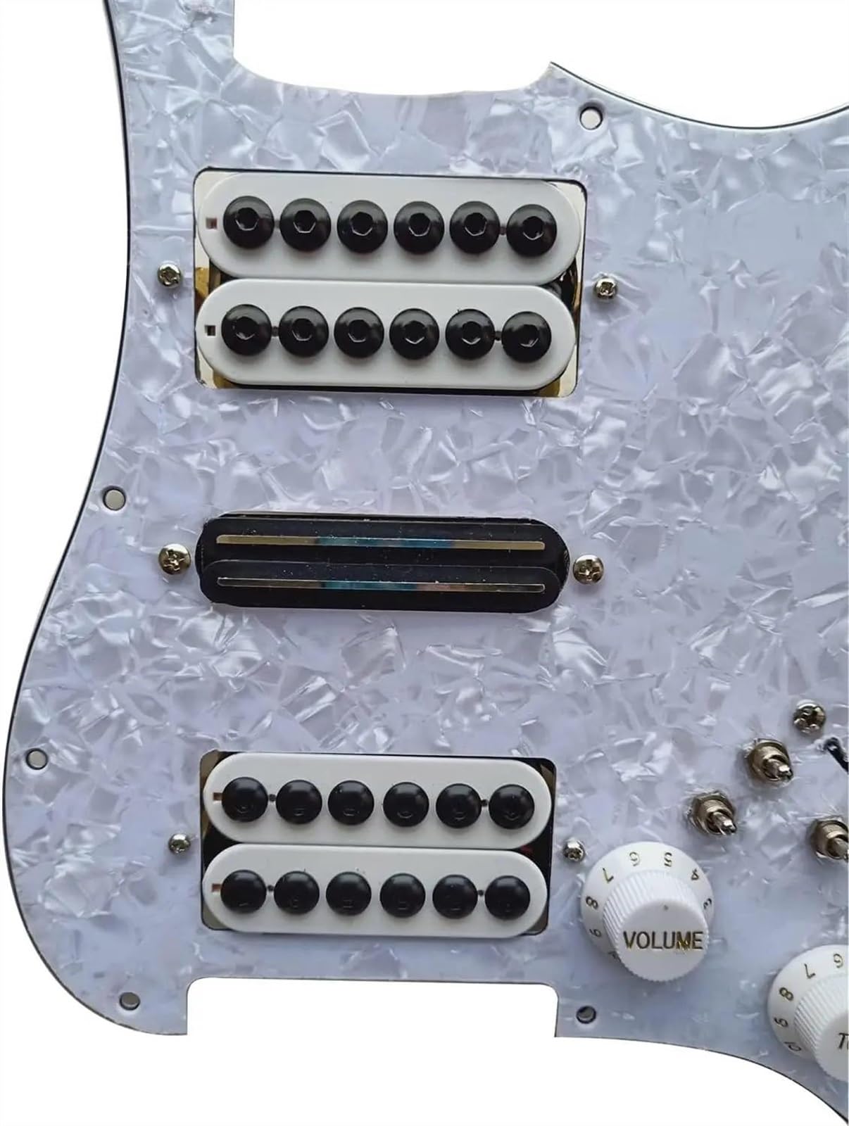 Mini Humbucker Pickup HSH Precablati Ad Alto Rendimento Multi 4 Switch Single Cut 20 Toni Parti Di Ricambio Per Chitarra Elettrica(3/4)