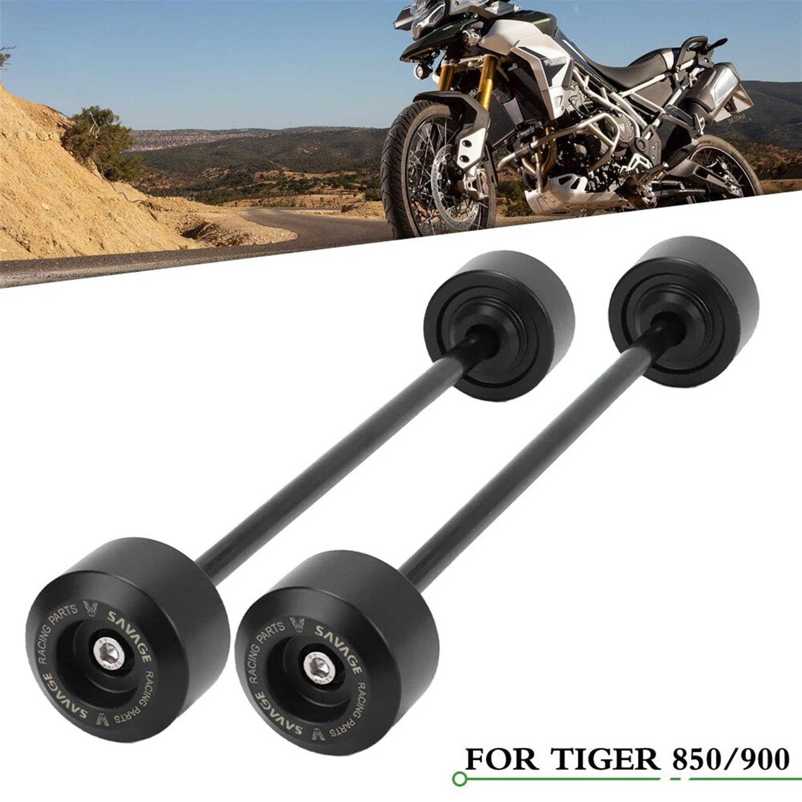 2 Stuks Motorfiets Valbescherming Frame Slider voor Triumph Tiger 900
