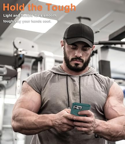 Miniatura 6 de Funda magnética para iPhone 15 Pro Max, compatible con MagSafe, grado militar de 10 pies, anticaídas, con protector de pantalla de vidrio templado,