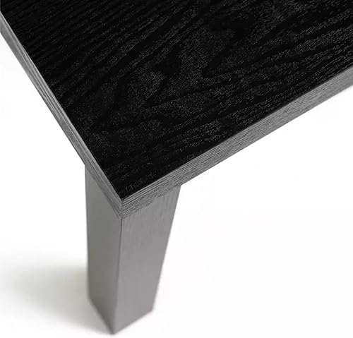 Miniatura 7 de Mesa auxiliar con diseño clásico, mesa auxiliar de cama, mesa auxiliar, ligera, fácil de montar, mesa cuadrada pequeña para oficina, sala de estar,