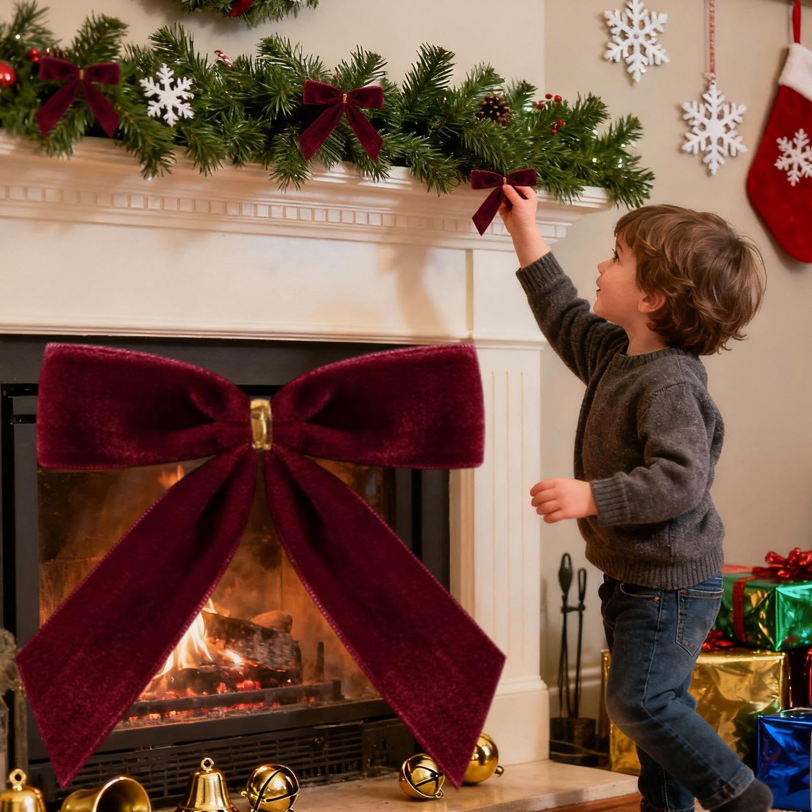 Fiocchi Per Albero Di Natale 24 Pezzi Decorazioni Natalizie