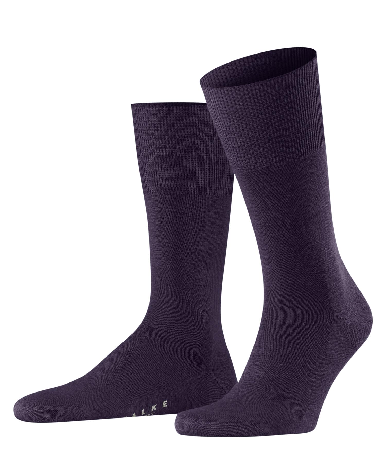 FALKE Men's Airport M So Wool Cotton Plain 1 Pair Socks, Red Wineberry 8761, 10-11