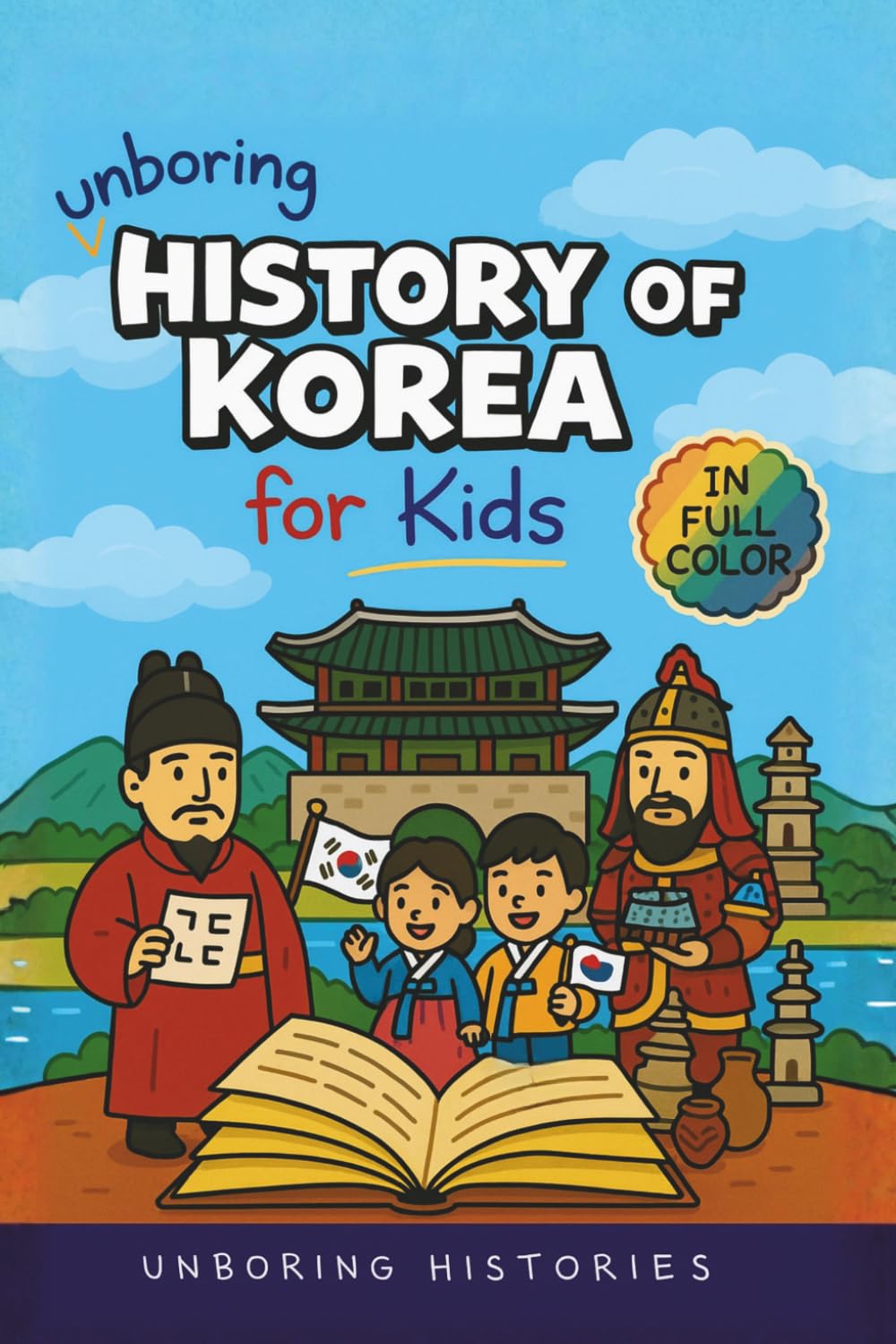 Unboring History of Korea for Kids: Funny, Interesting, Concise Guide to the Three Kingdoms, Joseon Dynasty, and K-Pop You Won’t Believe Are True (A ... Full Colored Pictures, Videos, & Activities)