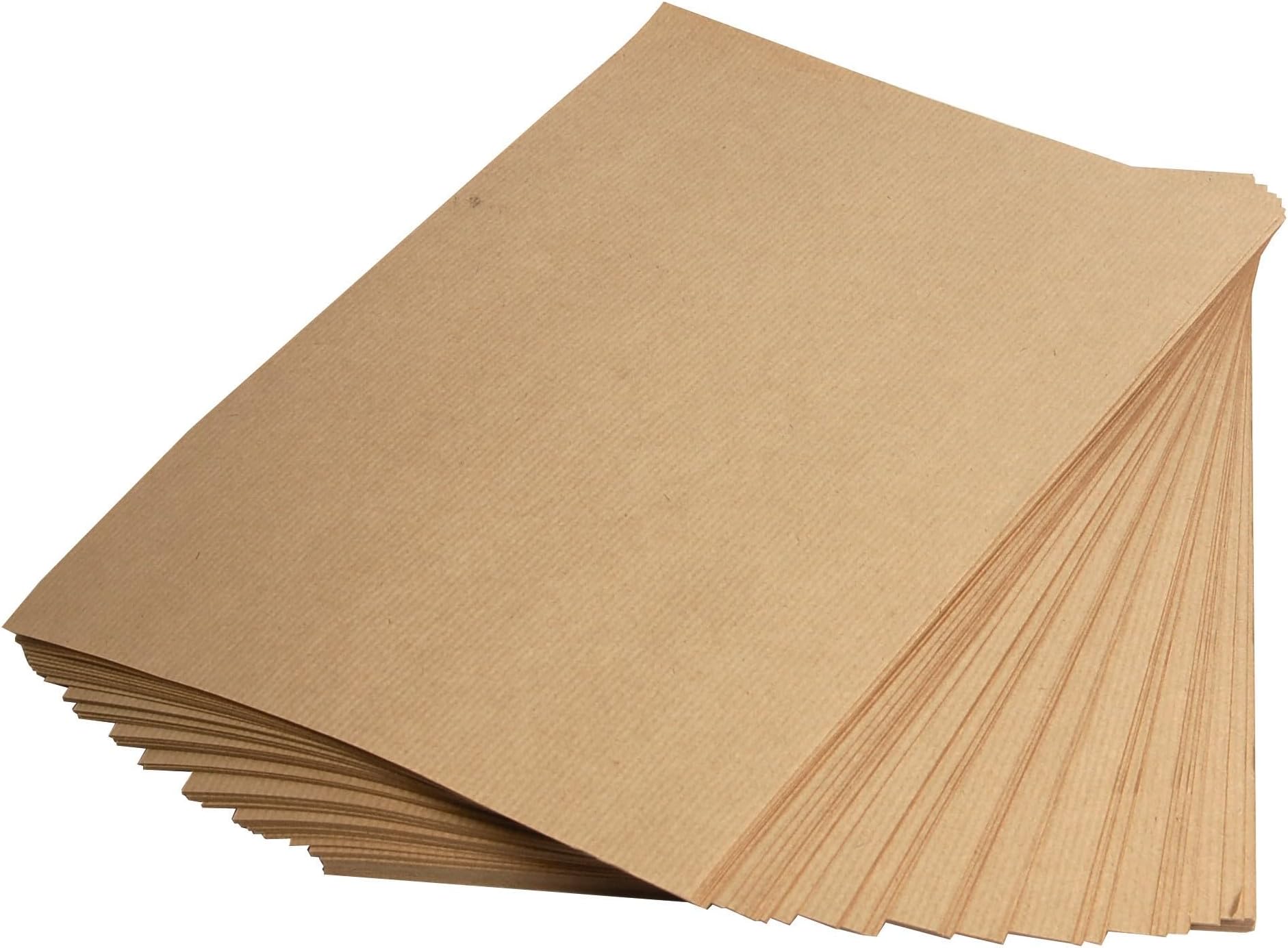 Papier Kraft Clairefontaine A3 - 50 Feuilles 90g/m² - Brun Vergé - Pour Dessin Et Croquis