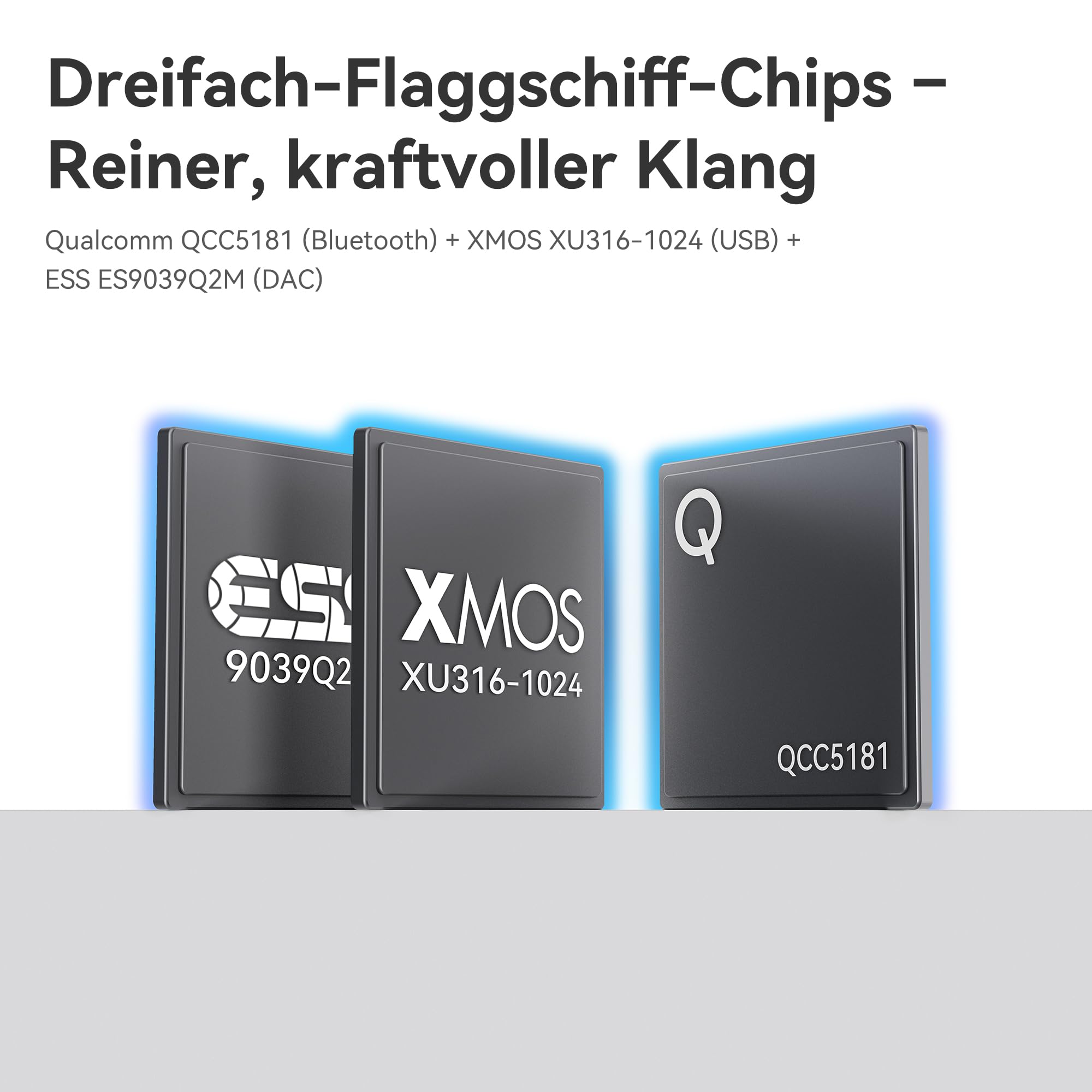 Khadas Tea Pro DAC Kopfhörerverstärker – Tragbarer Bluetooth Kopfhöreramp, Hi-Res Verstärker MagSafe DAC Amp, 0,95" Display, ES9039Q2M, 2100 mAh, USB-C auf 3,5/4,4 mm, PCM 768 kHz/32 Bit, DSD512 Audio