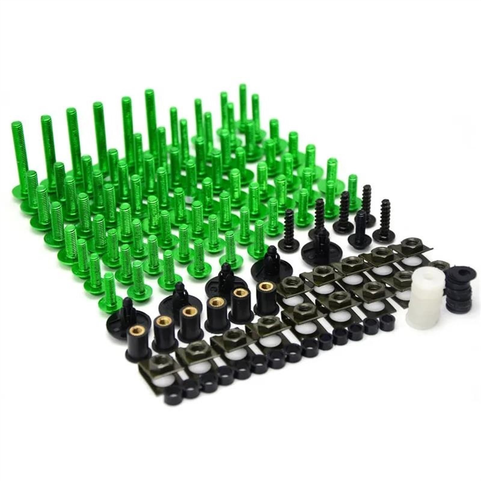 Complete Fairing Bolt nut screw Kit For CBR600RR CBR 600 RR 2003-2006 2003 2004 2005 2006 fairing bolt Accessories CNC Alloy(Green)