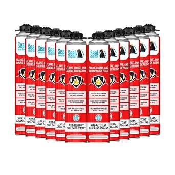 Seal Spray Fire/Flame, Smoke, and Sound Block 23.4oz Gun Foam - Case of 12