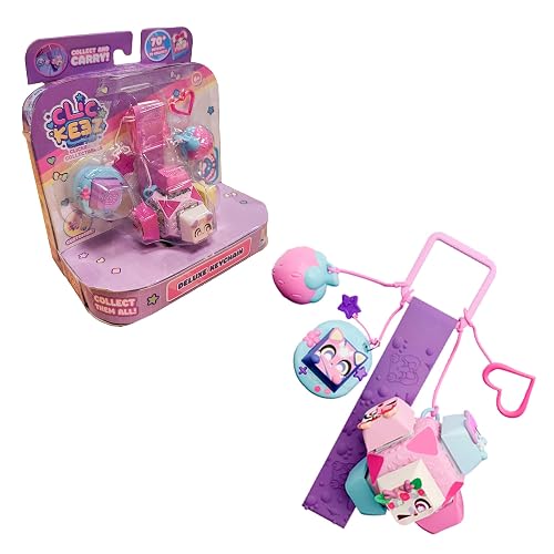 Bizak Clickeez Deluxe Keychain, Divertido Llavero Clickeez, Teclado Antiestrés y encajable, Clickeez exclusivos, Diferentes temáticas coleccionables (64554323)
