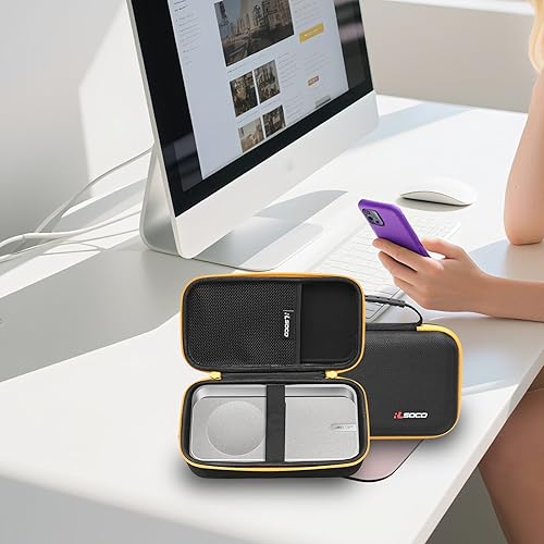 Miniatura 7 de RLSOCO Funda rígida para Bose SoundLink Revolve+ Series II y I y funciona con altavoz portátil Bose Home y funciona con Tribit StormBox Pro con