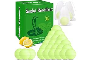 Natural Snake Repellent Balls: 24 Pack RattleSnake Deterrent for Yard, Outdoor & Indoor