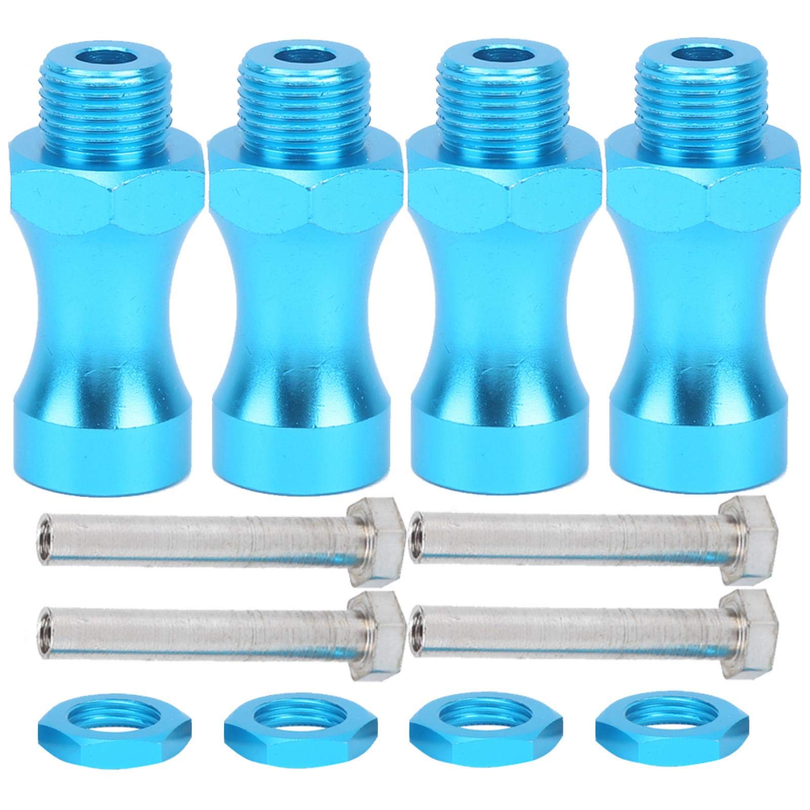 Drfeify RC Radnabenadapter Set – 12-teilig, Alu, Für 1/10 Bis 1/8 Autos | Verlängerung & Upgrade