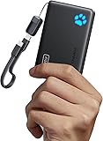 INIU Power Bank, 45W 10000mAh Powerbank Leichteste und Klein Aber Stark (USB C In & Out), PD3.0 Externe Handyakkus with Flashlight, Kompatibel mit iPhone 17 16 15 Pro Max Mini Samsung S24 S23, iPad Mini Größe Schwarz