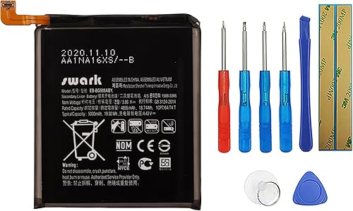 Batería EB-BG988ABY Compatible con Samsung Galaxy S20 Ultra Galaxy S20 Ultra 5G SM-G9880 SM-G988B/DS SM-G988N SM-G988Q SM-G988U SM-G988U1 SM-G988W