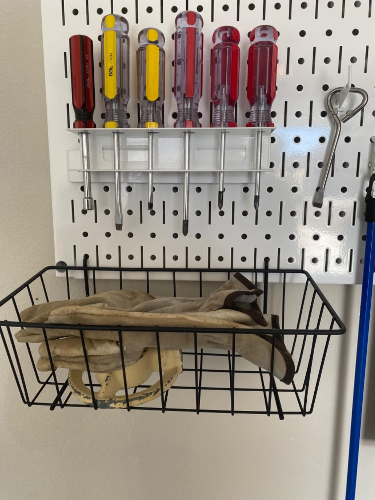 24/mo Finance Pegboard Organizer Wall Control 4 ft. Metal Pegboard