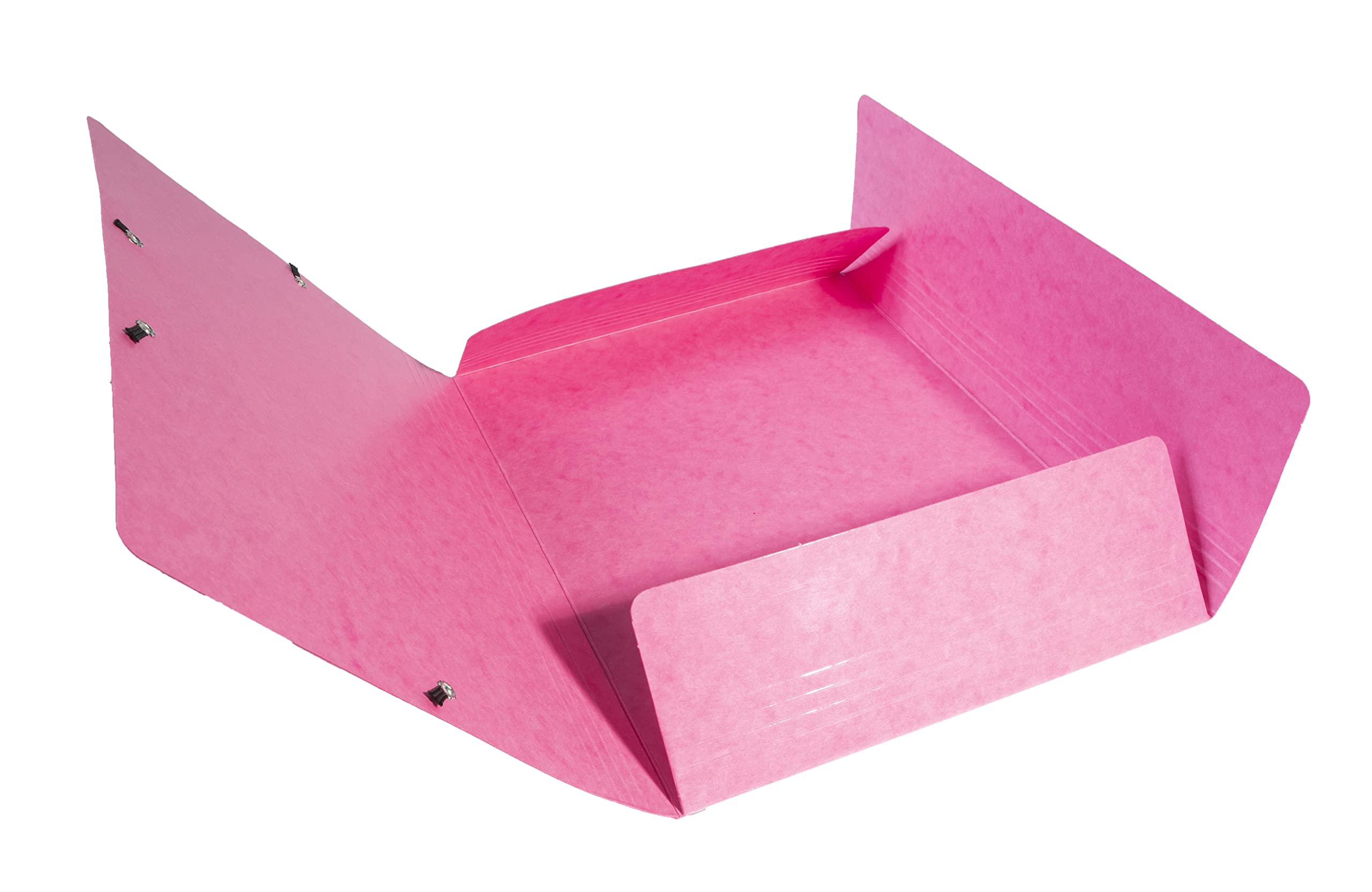 Exacompta Iderama Collection 55824E - Cartellina elastica a 3 alette, adatta per documenti A4, 425 g/m², con rivestimento lucido, certificazione FSC, confezione da 25, colore: Rosa
