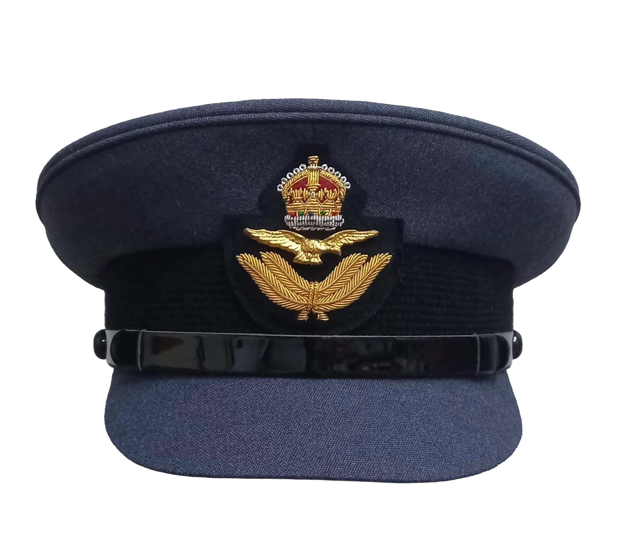 RAF Royal Air force officer No:1 dress Cap/Hat with RAF King's Crown Badge (56 CM)