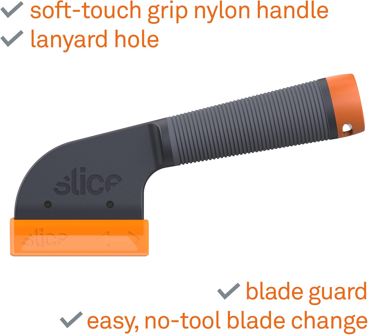 Slice 10497 Mini Cleaver with Ceramic Blade, Reduce Hand Strain, Blade Cover, Lasts 11x Longer, 1 Pack
