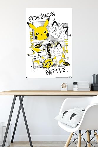 Miniatura 6 de Trends International Pokémon - Póster de pared de anime de batalla