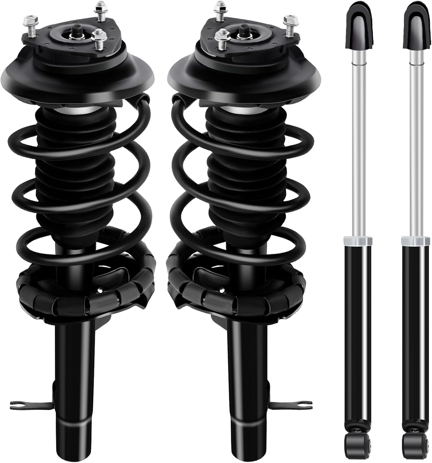 Spring Strut Assembly,OCPTY Complete Struts Shocks Fits for 2000 2001 2002 2003 2004 2005 for Ford Focus 171505 171504 5796 Replace Strut