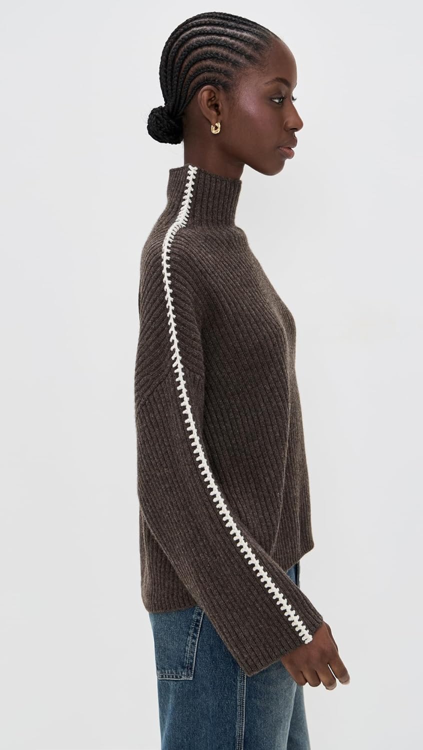 rag & bone Women's Ingrid Wool Turtleneck - Image 4