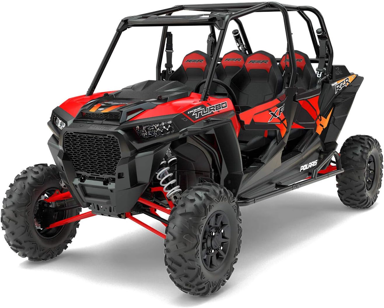 Polaris Black Extreme Kick-Out Steel Rock Sliders 2882079-458 2014-2020 4-Seat RZR XP 4 1000 Turbo S OEM