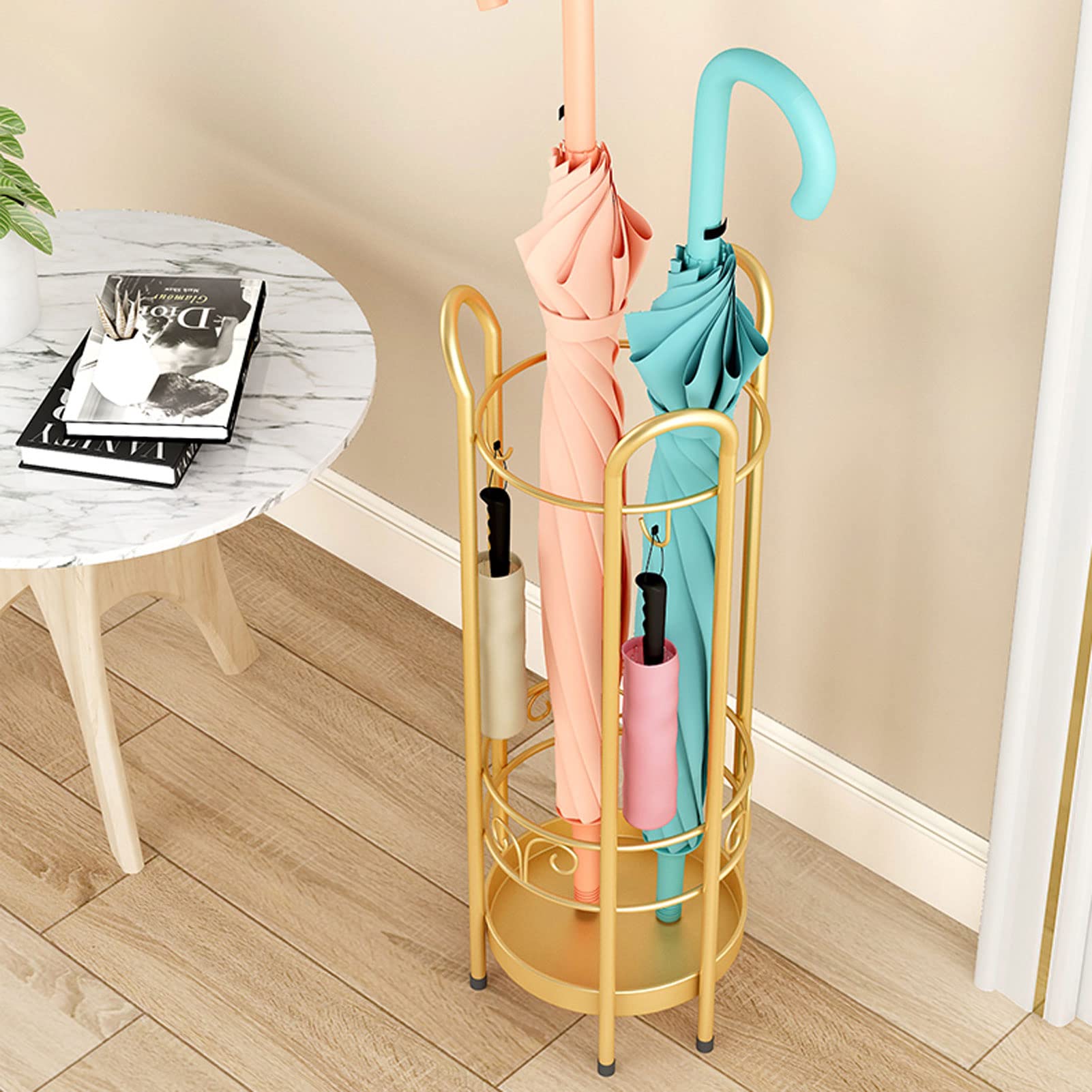 XHALERY Regenschirmständer Aus Metall - Stylisch & Praktisch Für Hotel, Büro & Zuhause