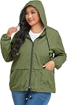 Veste de pluie légère et imperméable pour femmes