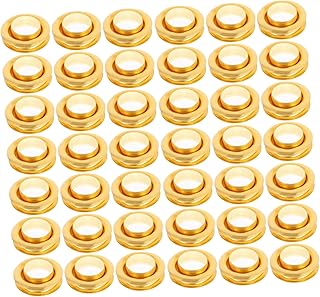 ADOCARN Roupas 50 Conjuntos De Botão De Olho De Ar DIY Artesanato Conjunto De Piercing Furador De Couro Anéis De Parafuso De Metal Botões De Metal Ilhós De Sapato Ilhós Kit De Ilhós Para