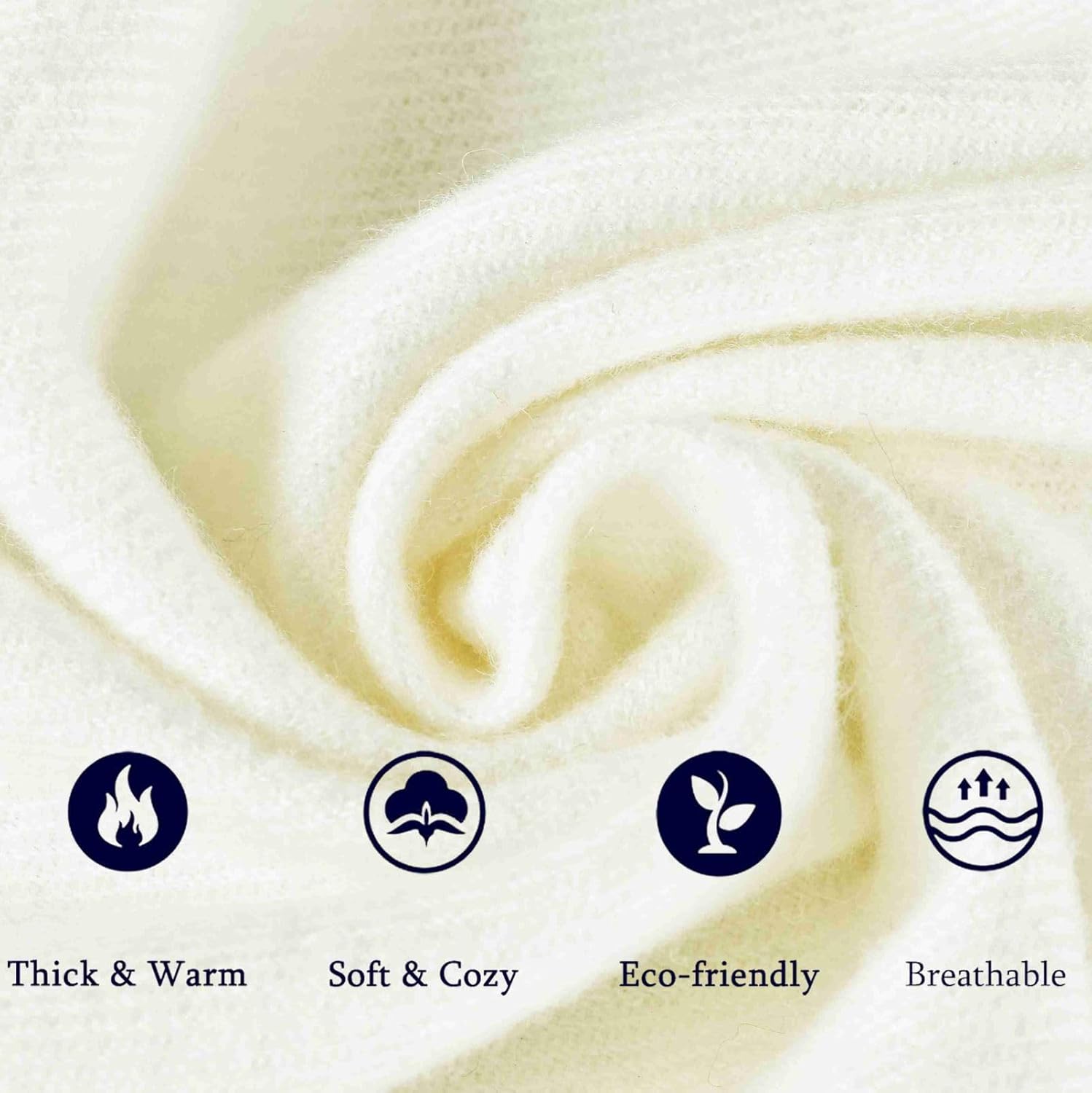 vimate Wool Pashmina Scarf Shawl - Super Soft Warm Pashminas Wraps for Women Wedding Formal Evening Travel - Image 2