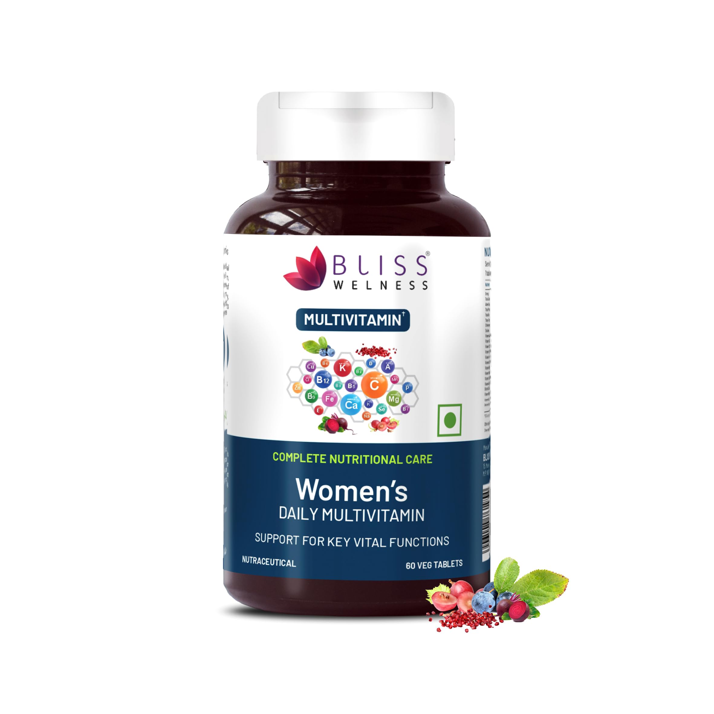 Bliss Welness Women's Daily Multivitamin - 60 Tablets