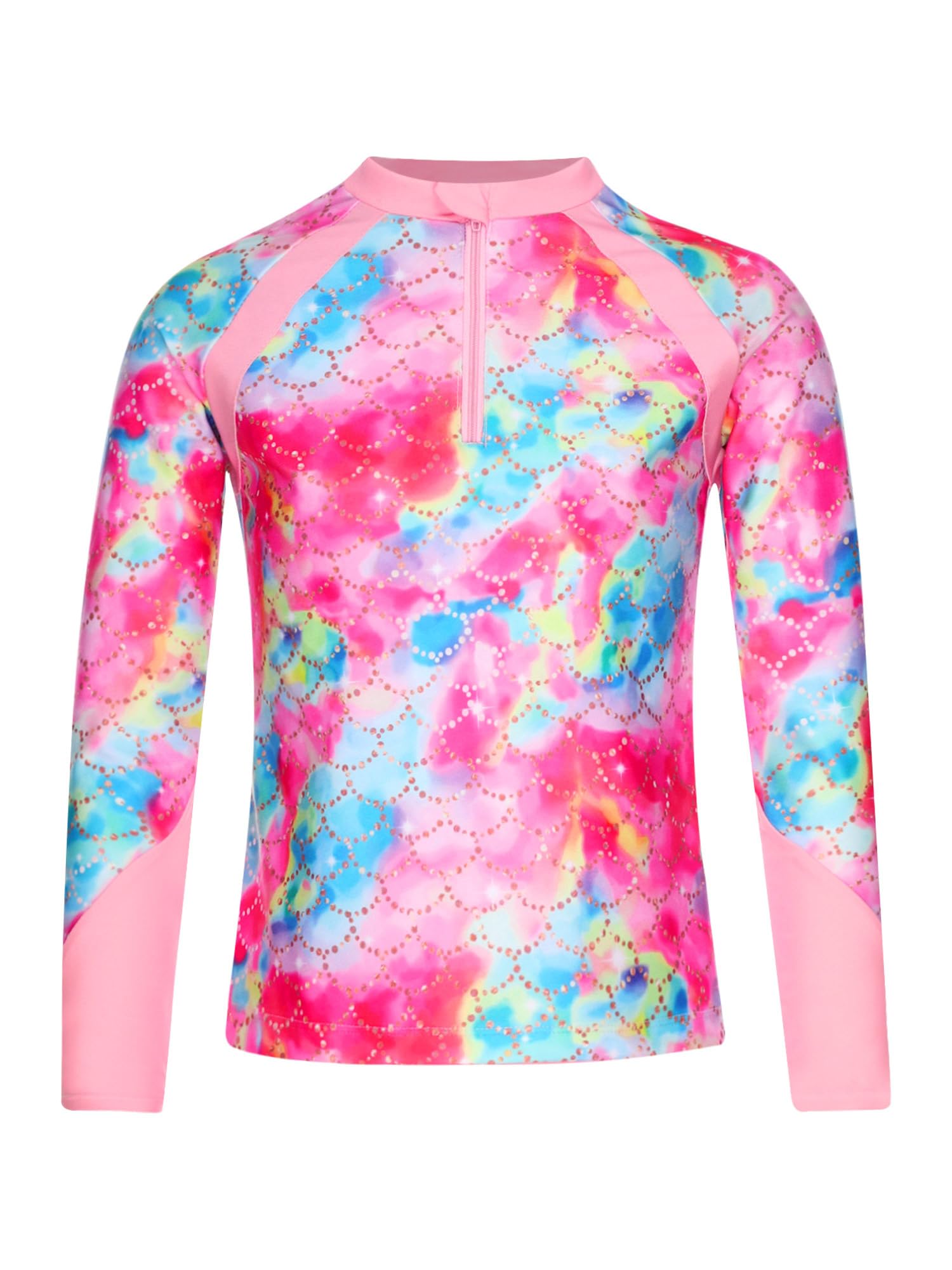 Men's UPF 50+ Rashguard Long Sleeve Rash Guard Swim Shirt UV Athletic Tops Basic Skin