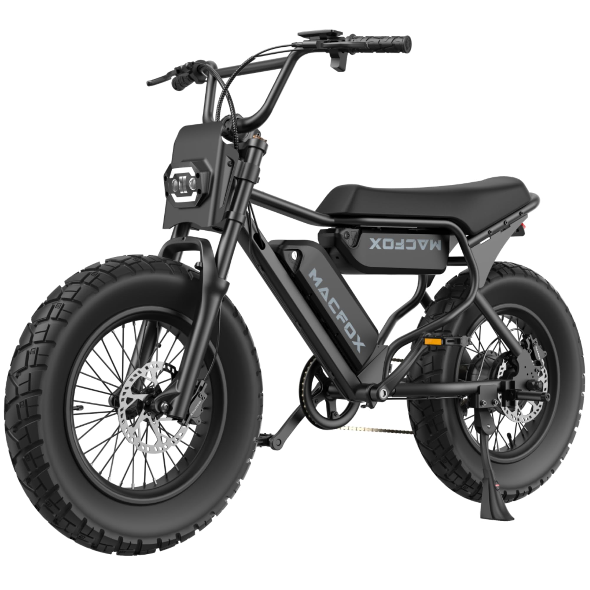 MACFOX X7 Electric Bike for Adults, 750W EBike with Hydraulic Brakes, 48V 13Ah Removable Battery 30 Mile Range, Upgraded 20x5.0 Rear Fat Tire for School/City/Town Commuting (UL2849 & Class-3)